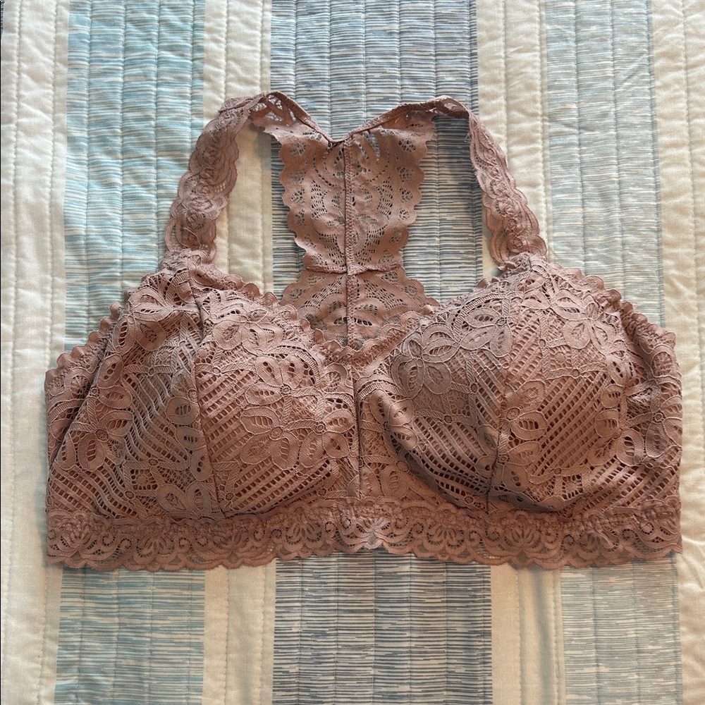 Maurices Lace Bralette in Mauve